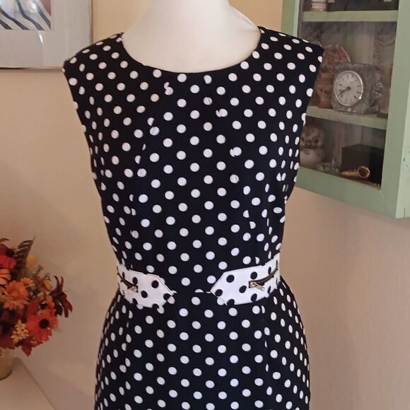 Emma & Michele  Polka Dot Dress - Picture 2 of 12